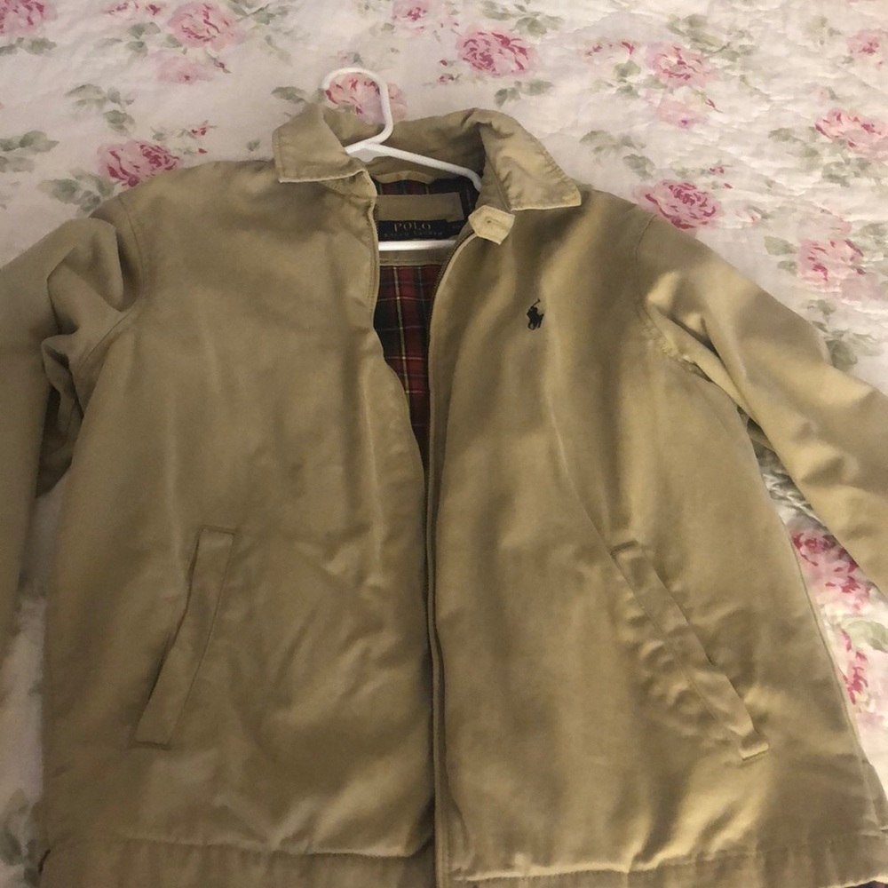 Polo tan windbreaker